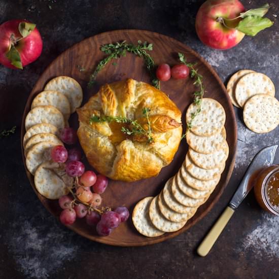 Brie en Croûte with Fig Jam