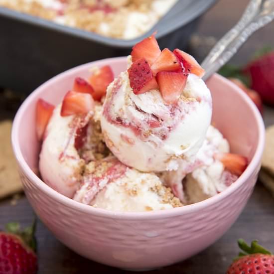Strawberry Cheesecake Ice Cream