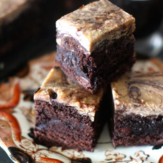 Espresso Cream Cheese Brownies