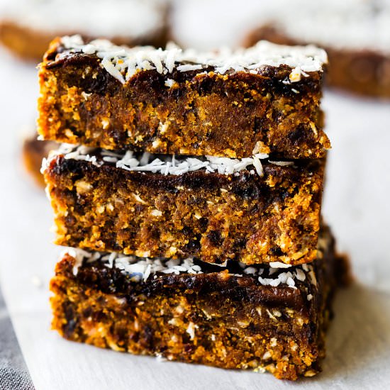 Coconut Almond Butter Jelly Bars