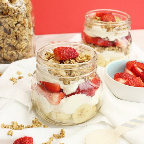 Strawberry Banana Parfait