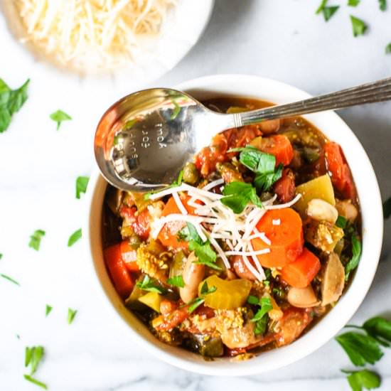 Simple Fresh Vegetable Soup