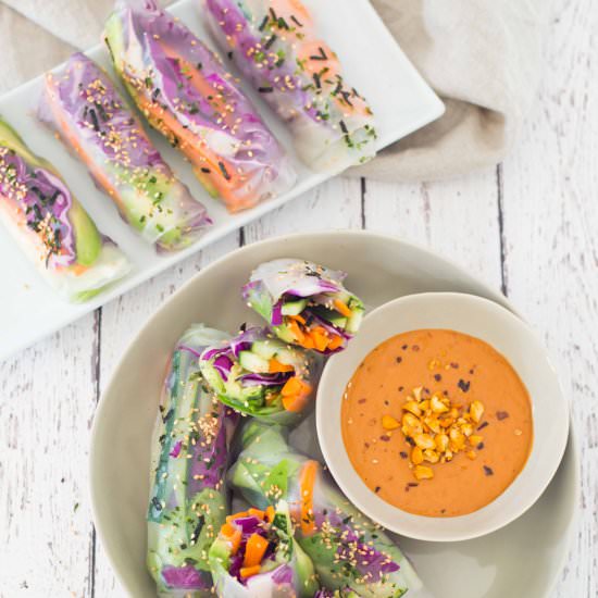 FRESH VEGETABLE SPRING ROLLS