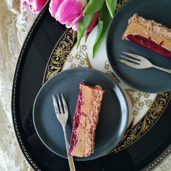 Peanut Butter&Jelly Slice
