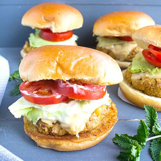 Easy Chickpea Burgers