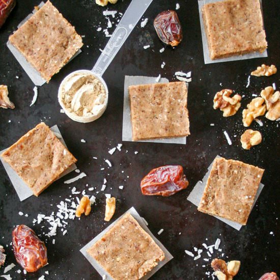 Vanilla Walnut Protein Bars
