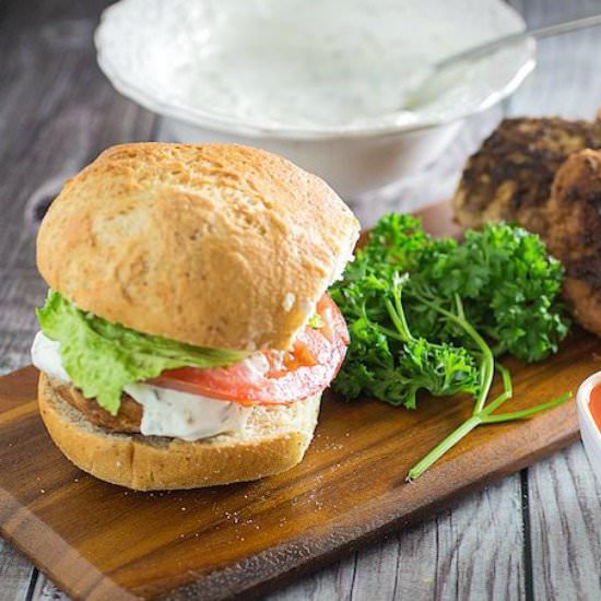 Buffalo Turkey Burgers