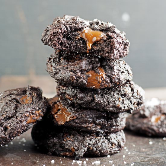 Double Chocolate Brownie Cookies