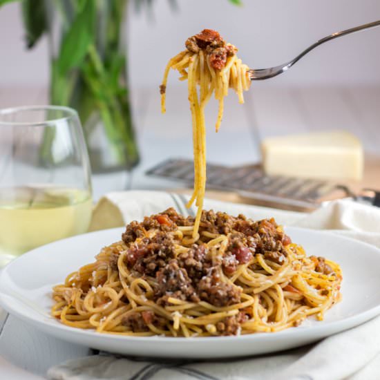 Pasta with Italian Meat Sauce