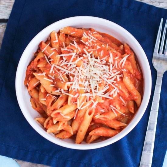 Penne with Vodka Sauce