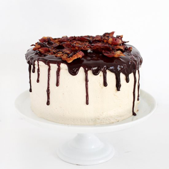 Maple Bacon Chocolate Cake