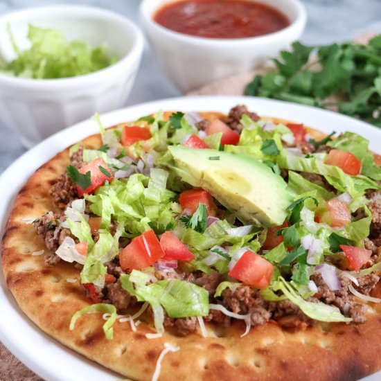 Taco Pita Pizza