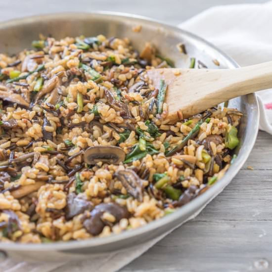 Wild Rice with Wild Mushrooms