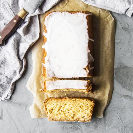 Vegan Grapefruit Drizzle Cake