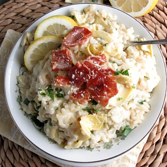 Artichoke Lemon Risotto