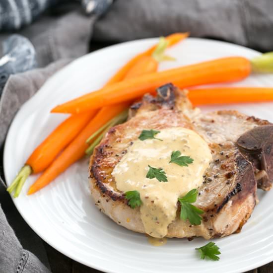 Pork Chops Dijonnaise