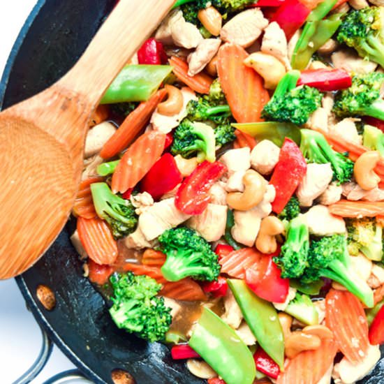 Skinny Cashew Chicken