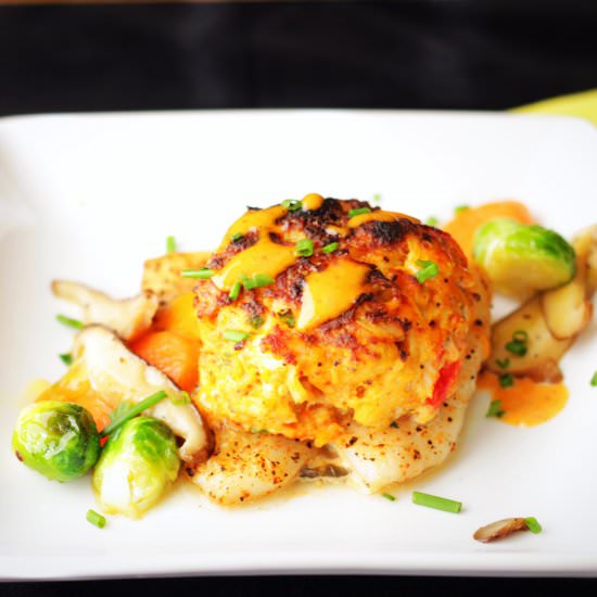 John Dory Fillet with Crab Cake