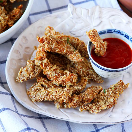 OAT CRUSTED CHICKEN STRIPS
