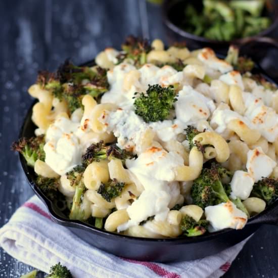 Baked Goat Cheese Mac and Cheese
