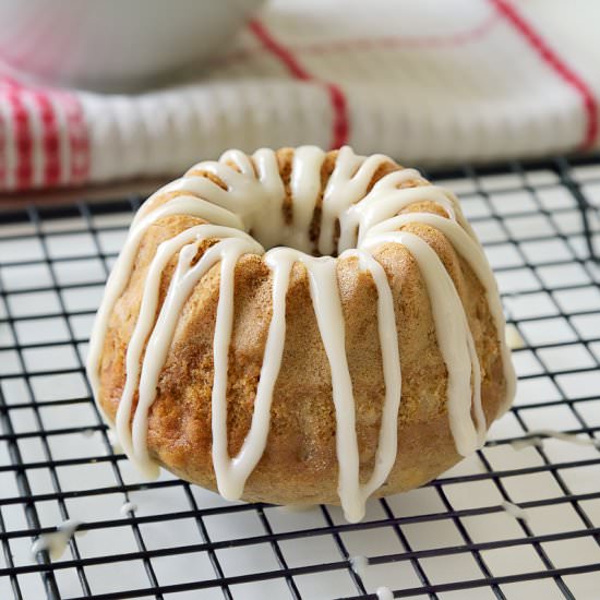 Cinnamon Zucchini Mini Cakes