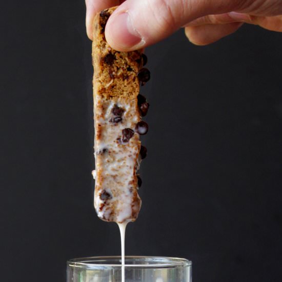 chocolate chip biscotti
