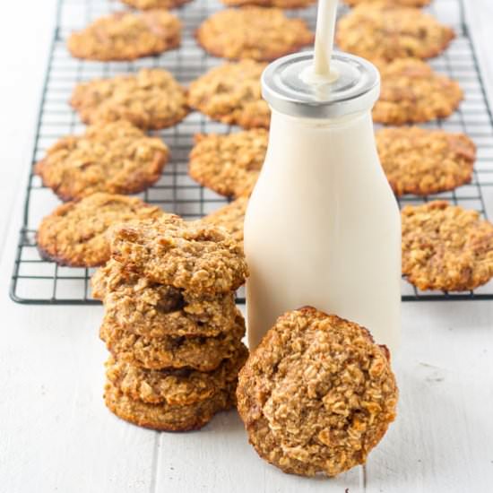 Healthy Oatmeal Pecan Cookies