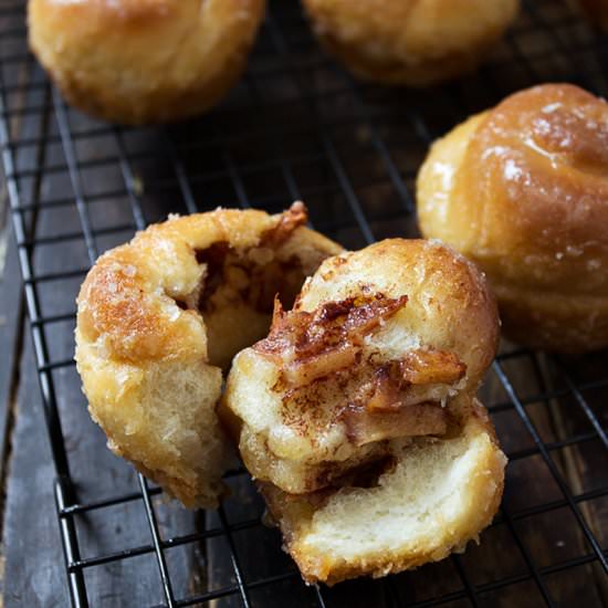 Sticky Apple Cinnamon Rose Buns