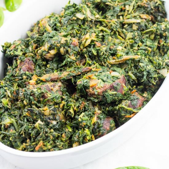Stewed Spinach