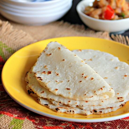 Rice Flour Rotis