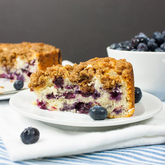 Blueberry Streusel Coffee Cake