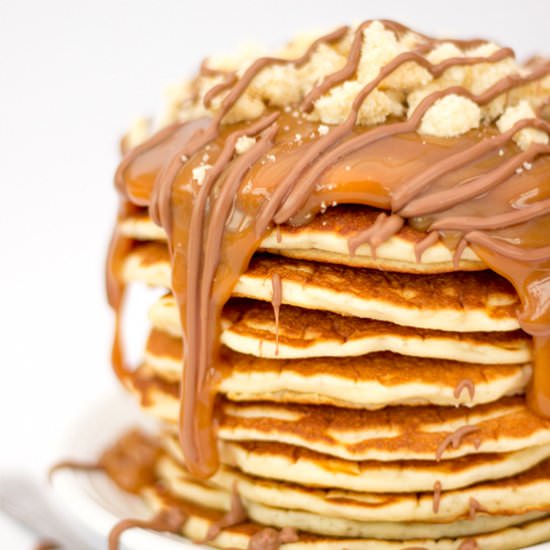 Millionaire’s Shortbread Pancakes