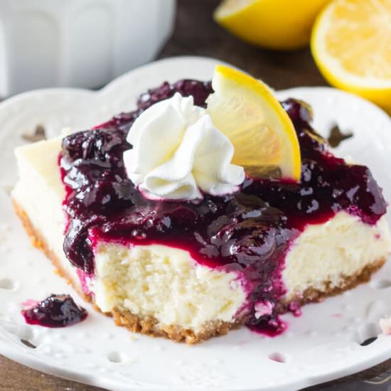 Lemon Blueberry Cheesecake