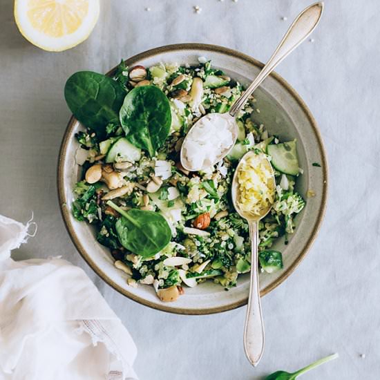 Green Quinoa Salad for Spring Detox
