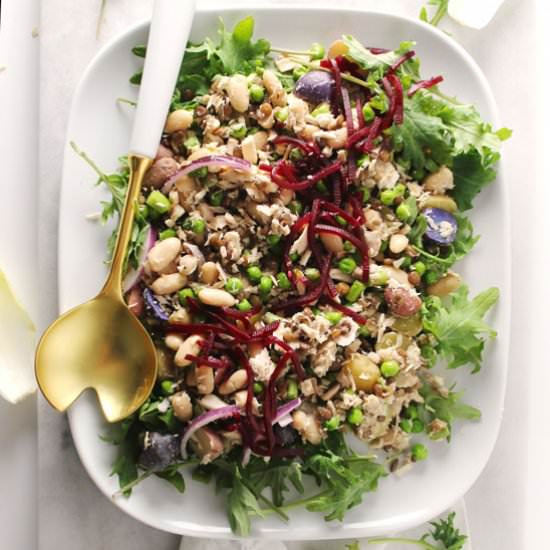 Tuna Salad with Mustard Vinaigrette