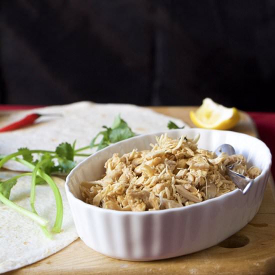 Skinny Pulled Orange Chicken