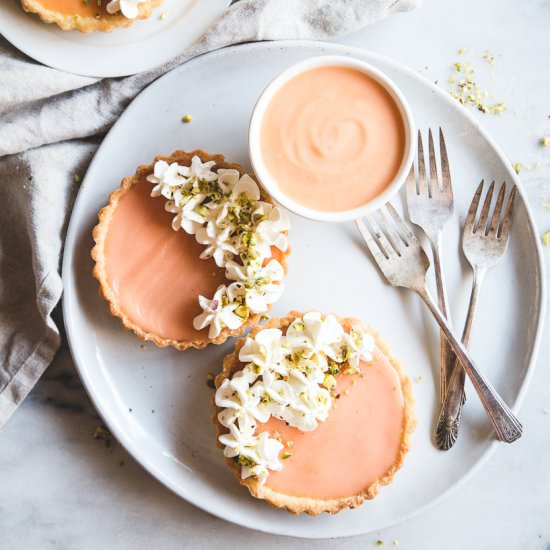 Grapefruit Curd Tartlets