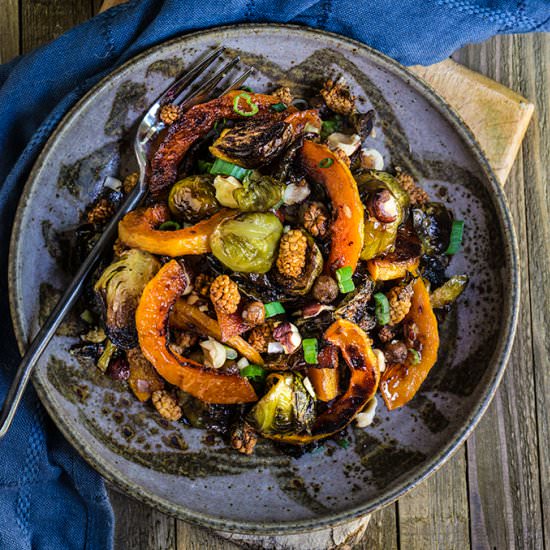Roasted Brussels Sprouts Salad