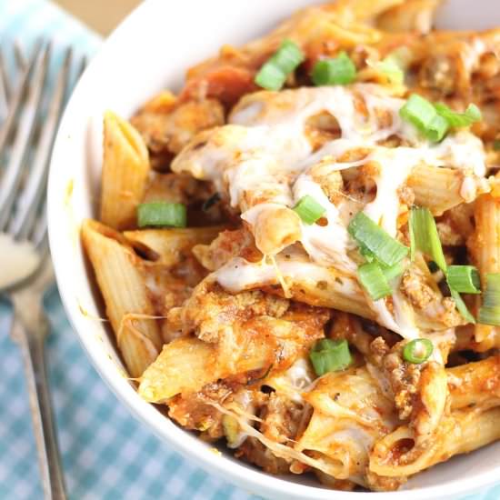 Crockpot Pizza Casserole