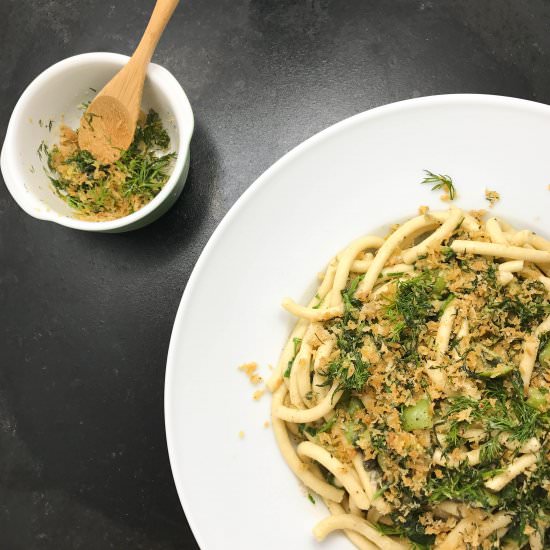 Bucatini with Fresh Herbs