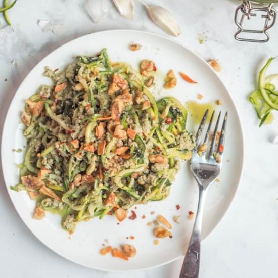 Chicken Pesto Zucchini Pasta