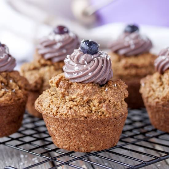 Paleo Vanilla Cupcake Muffins
