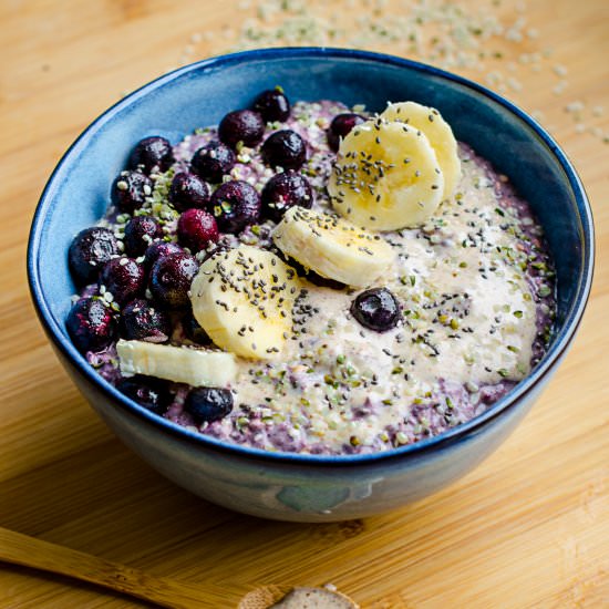 Blueberry Buckwheat Overnight Oats