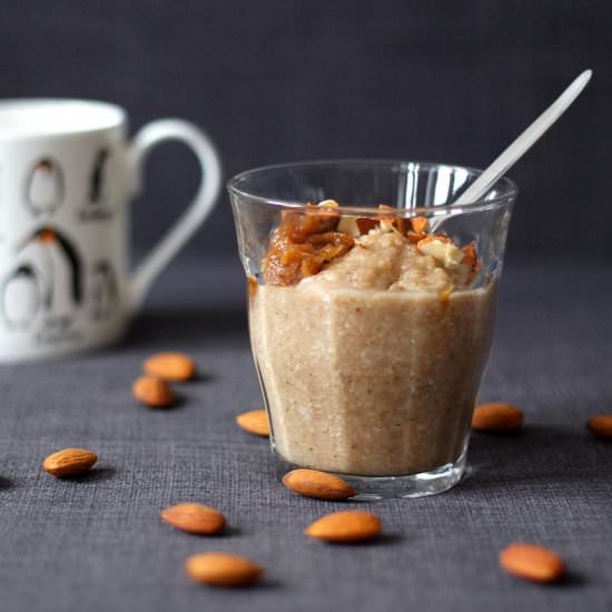 Sticky Toffee Porridge (Vegan, GF)