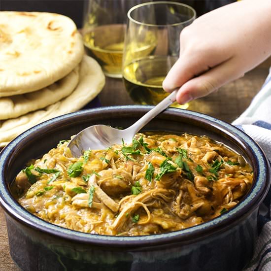 Slow Cooker Chicken and Onions