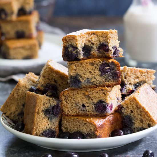 Blueberry Muffin Breakfast Bars