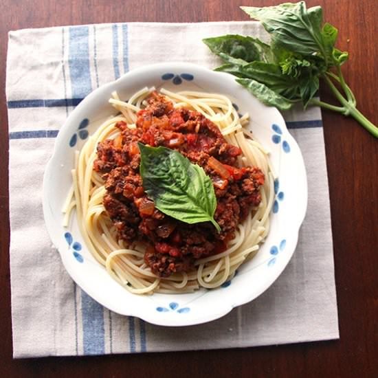 Easy Spaghetti with Meat Sauce