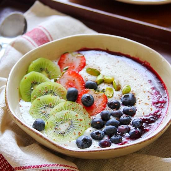 Semolina Porridge Breakfast Bowl