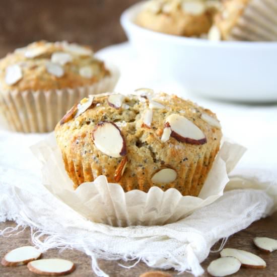 Almond Poppy Seed Muffins