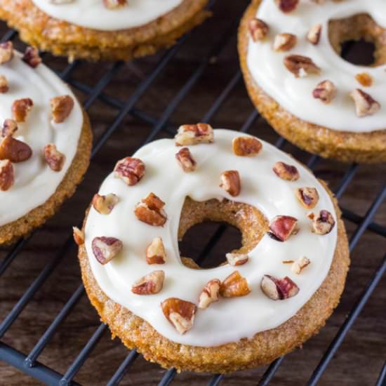 Carrot Cake Doughnuts